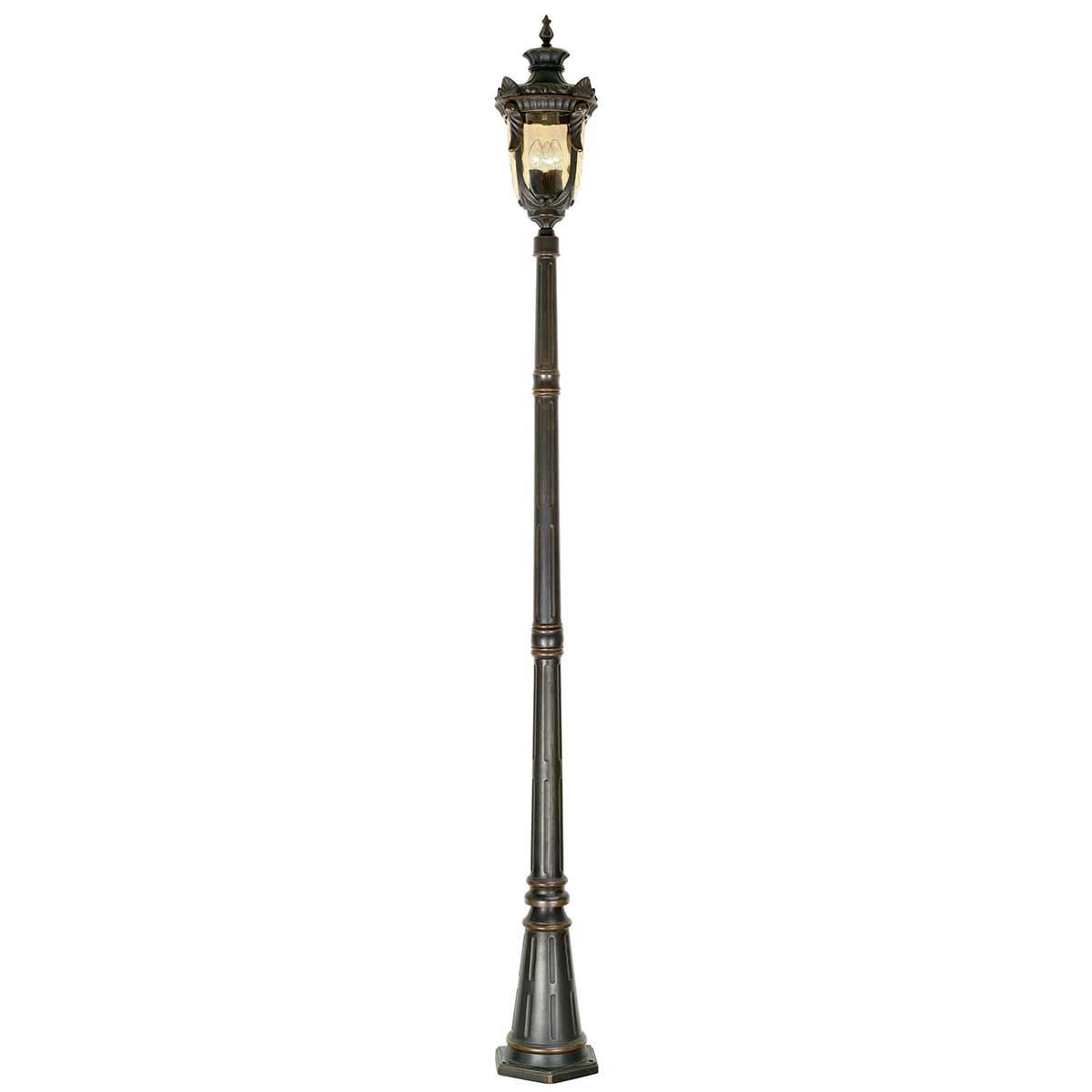 Elstead Lighting - PH5-L-OB - Elstead Lighting Lamp Post from the Philadelphia range. Philadelphia 3 Light Large Lamp Post Product Code = PH5-L-OB