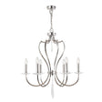 Elstead Lighting - PM6-PN - Elstead Lighting Chandelier from the Pimlico range. Pimlico 6 Light Chandelier - Polished Nickel Product Code = PM6-PN