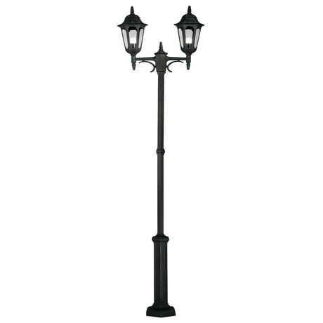 Elstead Lighting - PR8-BLACK - Elstead Lighting Lamp Post from the Parish range. Parish 2 Light Twin Lamp Post Product Code = PR8-BLACK