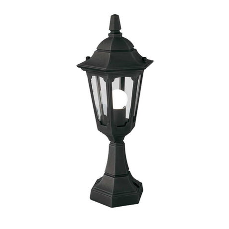 Elstead Lighting - PRM4-BLACK - Pedestal Lantern