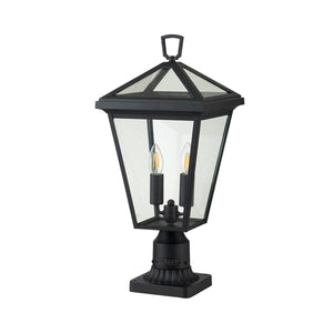 Elstead Lighting - QN-ALFORD-PLACE3-M-MB - Elstead Lighting Quintiesse Collection Alford Place 2 Light Pedestal Lantern from the Alford Place range. Part Number - QN-ALFORD-PLACE3-M-MBQN-ALFORD-PLACE3-M-MB