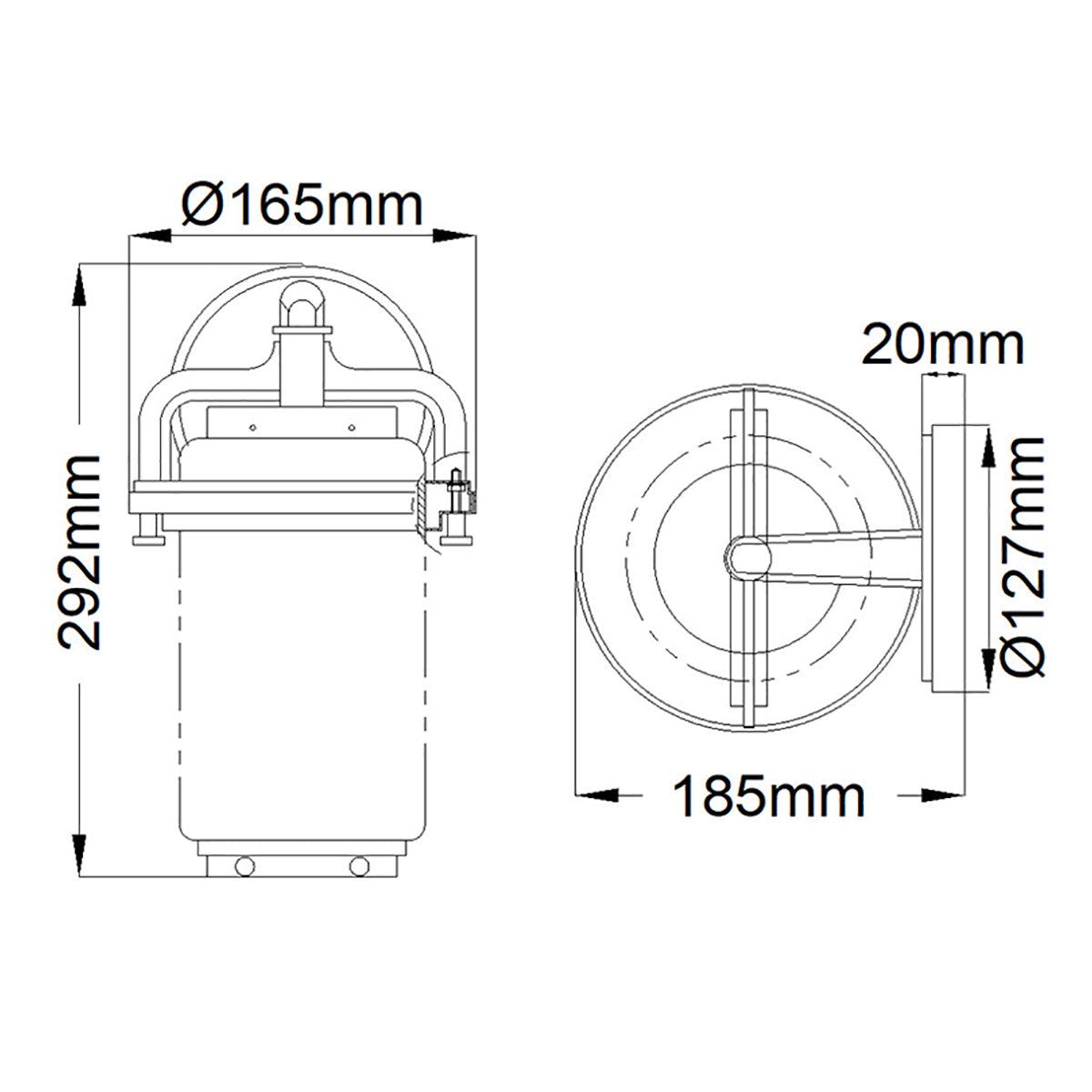 Elstead Lighting - QN-ANDOVER-S - Outdoor Wall Light