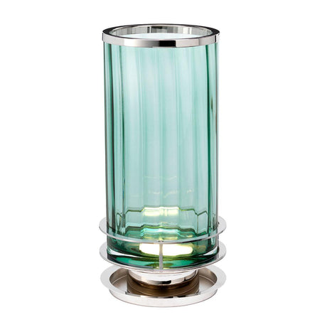 Elstead Lighting - QN-ARNO-GREEN-PN - Elstead Lighting Quintiesse Collection Arno Table Lamp - Green - Polished Nickel from the Arno range. Part Number - QN-ARNO-GREEN-PN