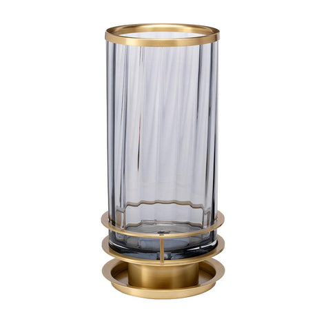 Elstead Lighting - QN-ARNO-SMOKE-AB - Elstead Lighting Quintiesse Collection Arno Table Lamp - Smoke - Aged Brass from the Arno range. Part Number - QN-ARNO-SMOKE-AB