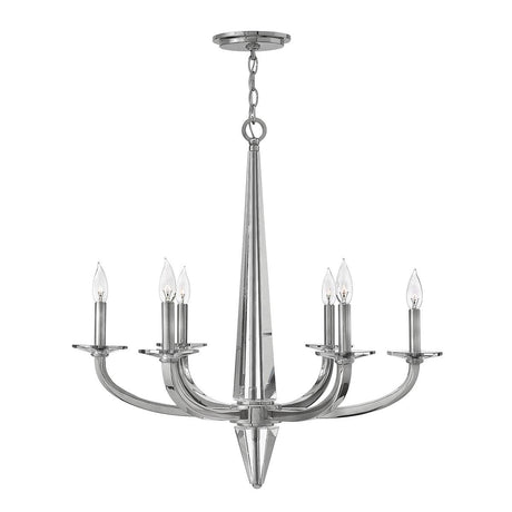 Elstead Lighting - QN-ASCHER6 - Elstead Lighting Quintiesse Collection Ascher 6 Light Chandelier from the Ascher range. Part Number - QN-ASCHER6