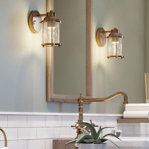 Elstead Lighting - QN-ASHLANDBAY1-NBR-BATH - Wall Light