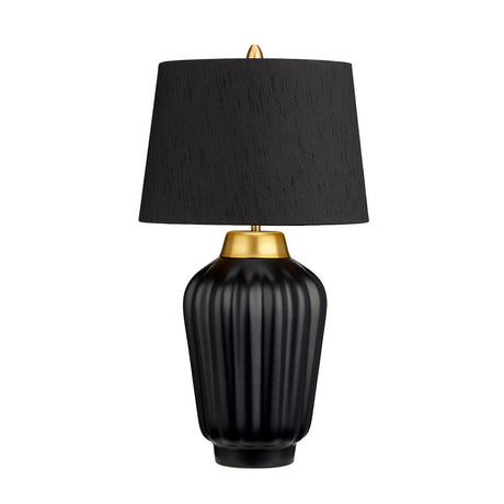 Elstead Lighting - QN-BEXLEY-TL-BKBB - Elstead Lighting Quintiesse Collection Bexley 1 Light Table Lamp - Black & Brushed Brass from the Bexley range. Part Number - QN-BEXLEY-TL-BKBB