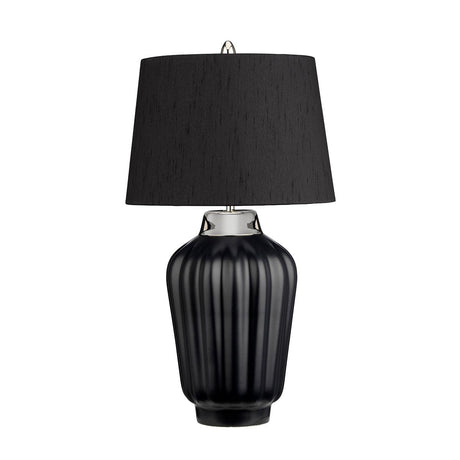 Elstead Lighting - QN-BEXLEY-TL-BKPN - Elstead Lighting Quintiesse Collection Bexley 1 Light Table Lamp - Black & Polished Nickel from the Bexley range. Part Number - QN-BEXLEY-TL-BKPN