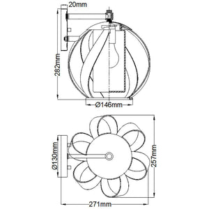 Elstead Lighting - QN-BLACKSMITH1-OBK - Wall Light