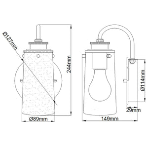 Elstead Lighting - QN-BRAELYN1-BB - Wall Light