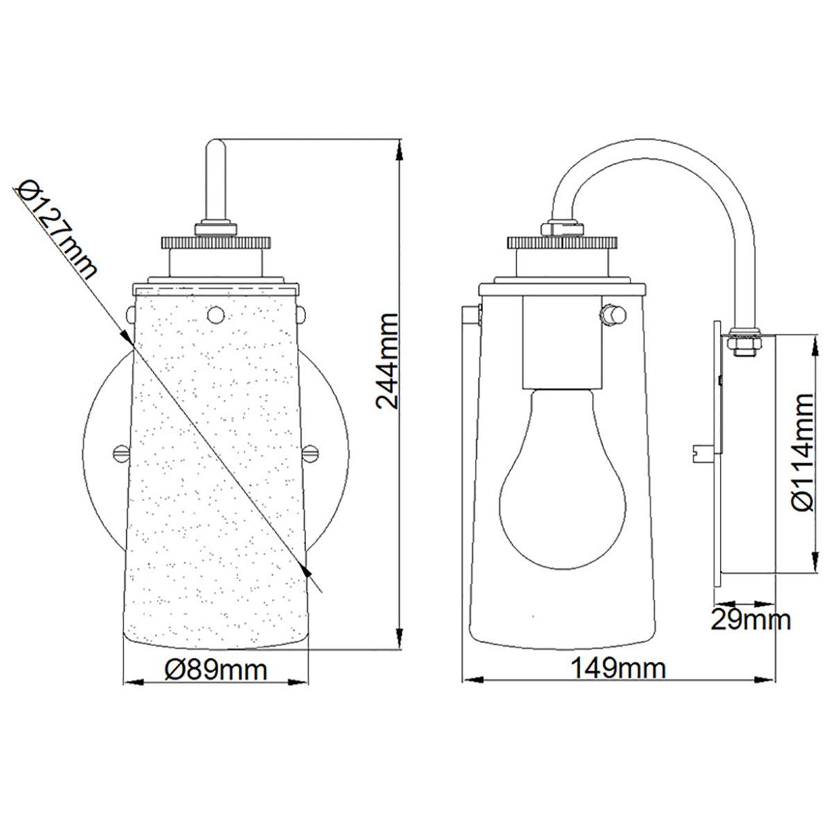 Elstead Lighting - QN-BRAELYN1-PC - Wall Light