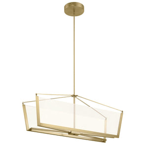 Elstead Lighting - QN-CALTERS-ISLE-CG - Elstead Lighting Quintiesse Collection Calters LED Isle Pendant from the Calters range. Part Number - QN-CALTERS-ISLE-CG