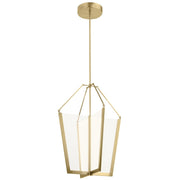 Elstead Lighting - QN-CALTERS-P-L-CG - Elstead Lighting Quintiesse Collection Calters Large LED Foyer Pendant from the Calters range. Part Number - QN-CALTERS-P-L-CG