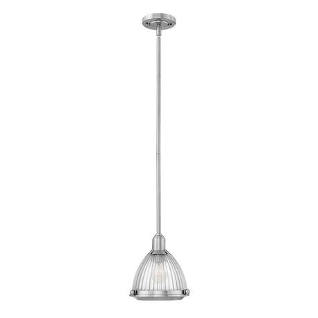 Elstead Lighting - QN-ELROY-BN - Elstead Lighting Quintiesse Collection Elroy 1 Light Pendant - Brushed Nickel from the Elroy range. Part Number - QN-ELROY-BN