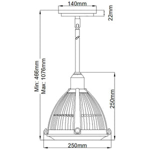 Elstead Lighting - QN-ELROY-BN - Elstead Lighting Quintiesse Collection Elroy 1 Light Pendant - Brushed Nickel from the Elroy range. Part Number - QN-ELROY-BN