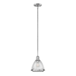 Elstead Lighting - QN-ELROY-PN - Elstead Lighting Quintiesse Collection Elroy 1 Light Pendant - Polished Nickel from the Elroy range. Part Number - QN-ELROY-PN