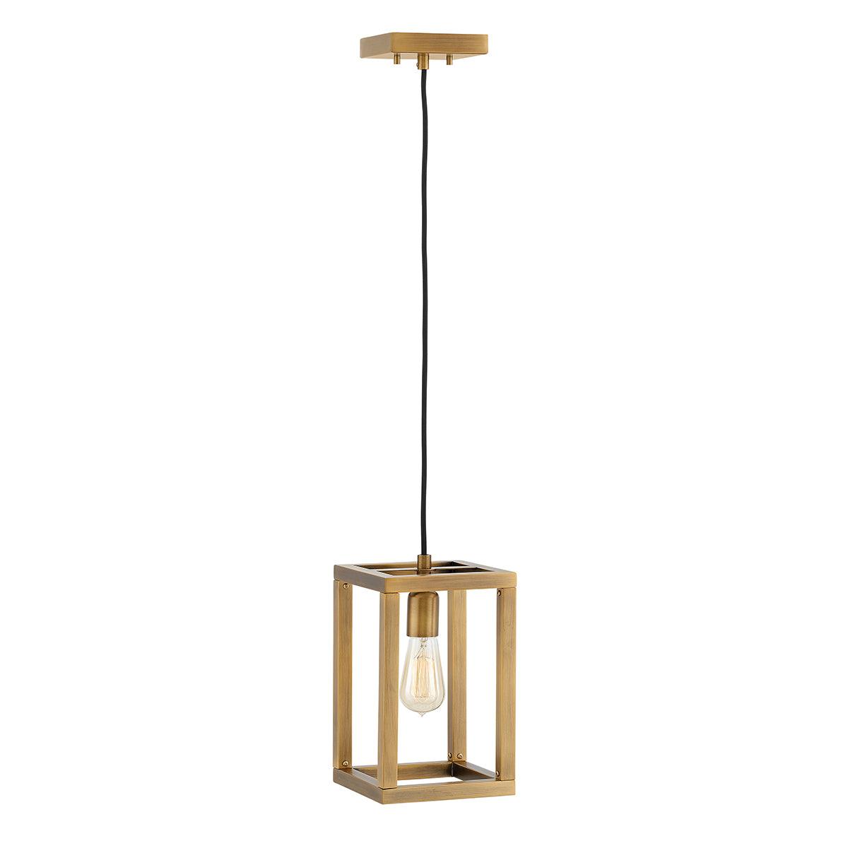 Elstead Lighting - QN-ENSEMBLE1P-BB - Elstead Lighting Quintiesse Collection Ensemble 1 Light Pendant - Brushed Bronze from the Ensemble range. Part Number - QN-ENSEMBLE1P-BB