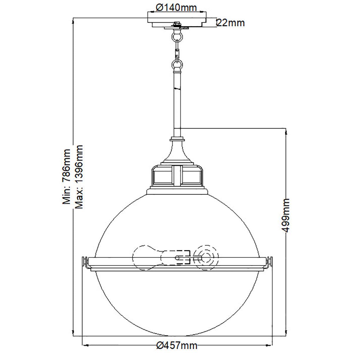 Elstead Lighting - QN-FLETCHER-P-L-AZ - Elstead Lighting Quintiesse Collection Fletcher 3 Light Pendant from the Fletcher range. Part Number - QN-FLETCHER-P-L-AZ