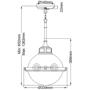 Elstead Lighting - QN-FLETCHER-P-M-AZ - Elstead Lighting Quintiesse Collection Fletcher 2 Light Pendant from the Fletcher range. Part Number - QN-FLETCHER-P-M-AZ