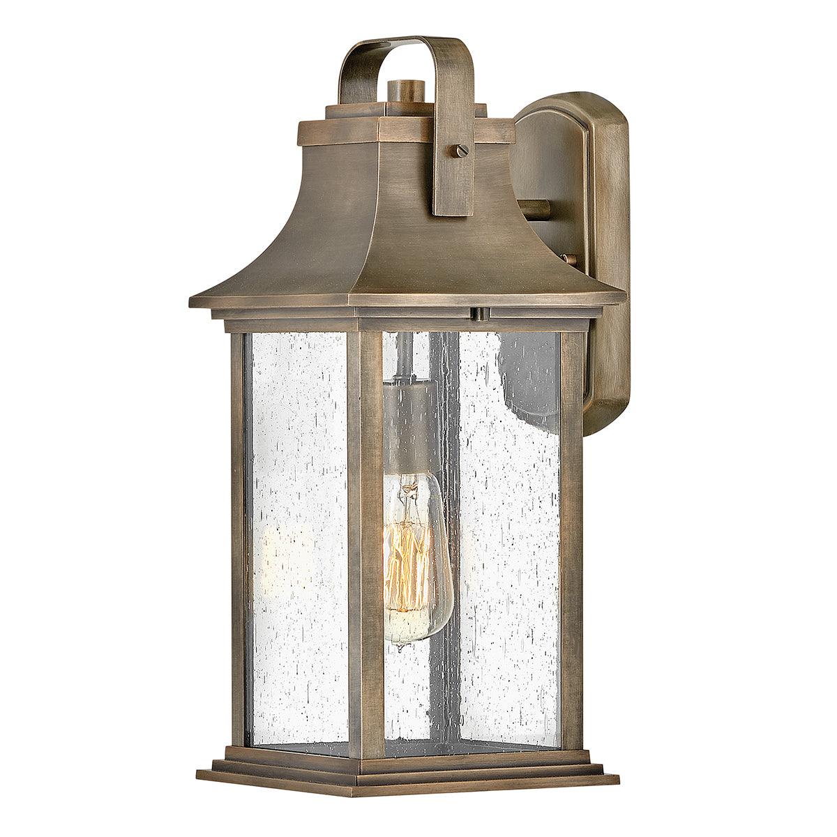 Elstead Lighting - QN-GRANT-M-BU - Elstead Lighting Quintiesse Collection Grant 1 Light Medium Wall Lantern from the Grant range. Part Number - QN-GRANT-M-BU