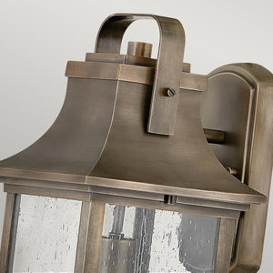 Elstead Lighting - QN-GRANT-M-BU - Elstead Lighting Quintiesse Collection Grant 1 Light Medium Wall Lantern from the Grant range. Part Number - QN-GRANT-M-BU