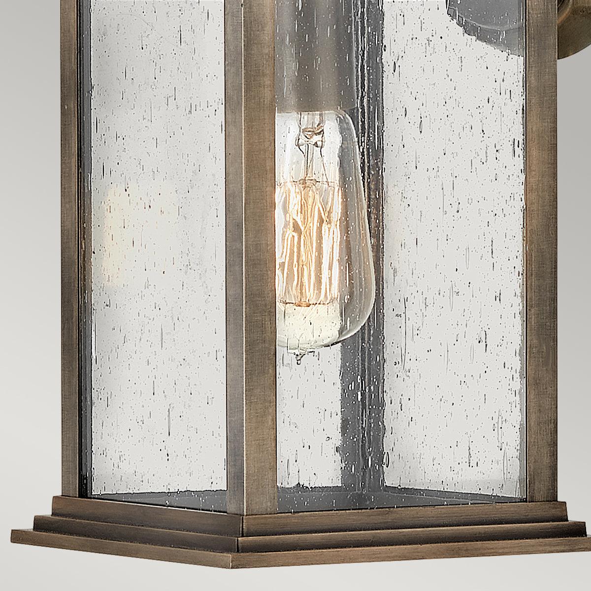 Elstead Lighting - QN-GRANT-M-BU - Elstead Lighting Quintiesse Collection Grant 1 Light Medium Wall Lantern from the Grant range. Part Number - QN-GRANT-M-BU