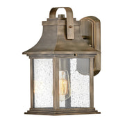 Elstead Lighting - QN-GRANT-S-BU - Elstead Lighting Quintiesse Collection Grant 1 Light Small Wall Lantern from the Grant range. Part Number - QN-GRANT-S-BU