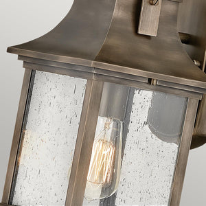 Elstead Lighting - QN-GRANT-S-BU - Elstead Lighting Quintiesse Collection Grant 1 Light Small Wall Lantern from the Grant range. Part Number - QN-GRANT-S-BU