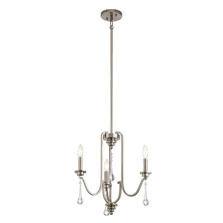 Elstead Lighting - QN-KARLEE3 - Elstead Lighting Quintiesse Collection Karlee 3 Light Chandelier from the Karlee range. Part Number - QN-KARLEE3