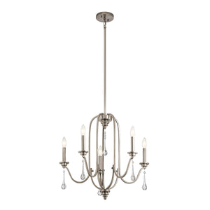 Elstead Lighting - QN-KARLEE5 - Elstead Lighting Quintiesse Collection Karlee 5 Light Chandelier from the Karlee range. Part Number - QN-KARLEE5