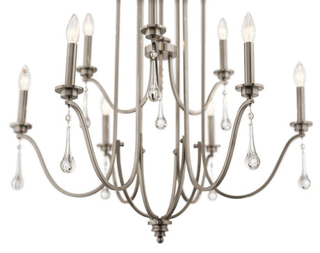 Elstead Lighting - QN-KARLEE9 - Elstead Lighting Quintiesse Collection Karlee 9 Light Chandelier from the Karlee range. Part Number - QN-KARLEE9