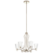 Elstead Lighting - QN-KAYVA13-PN - Elstead Lighting Quintiesse Collection Kayva LED 13 Light 6 Arm Chandelier from the Kayva range. Part Number - QN-KAYVA13-PN