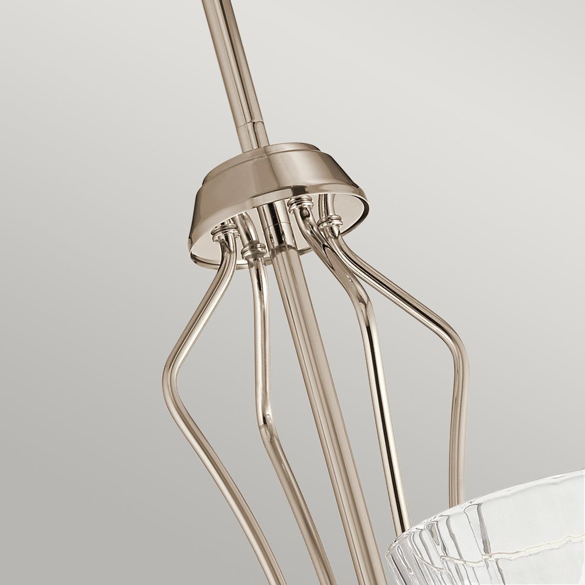 Elstead Lighting - QN-KAYVA9-PN - Elstead Lighting Quintiesse Collection Kayva LED 9 Light 4 Arm Chandelier from the Kayva range. Part Number - QN-KAYVA9-PN