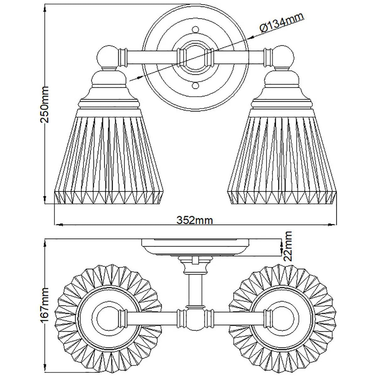 Elstead Lighting - QN-KEYNES2-BATH - Wall Light