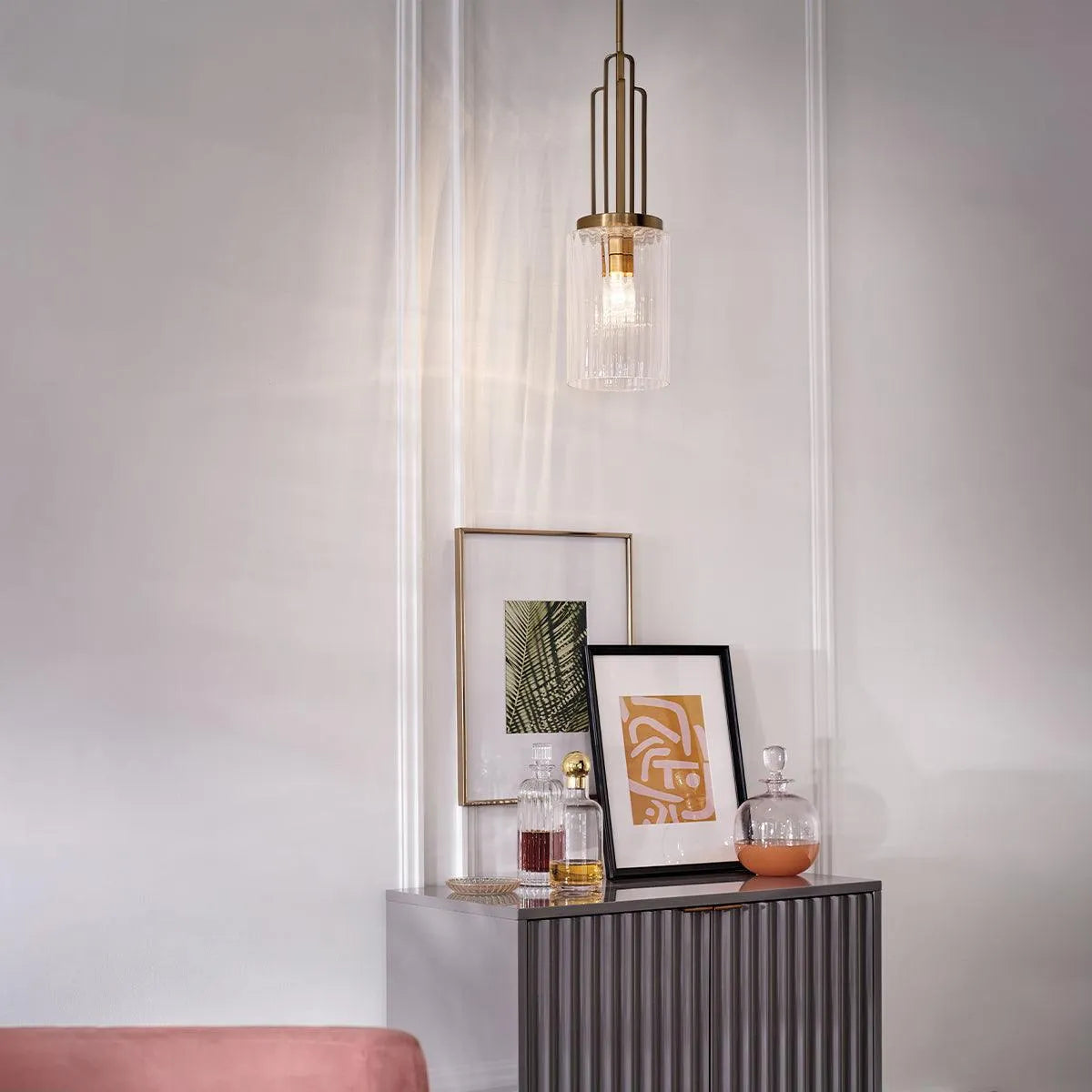 Elstead Lighting - QN-KIMROSE-MP-BNB - Pendant