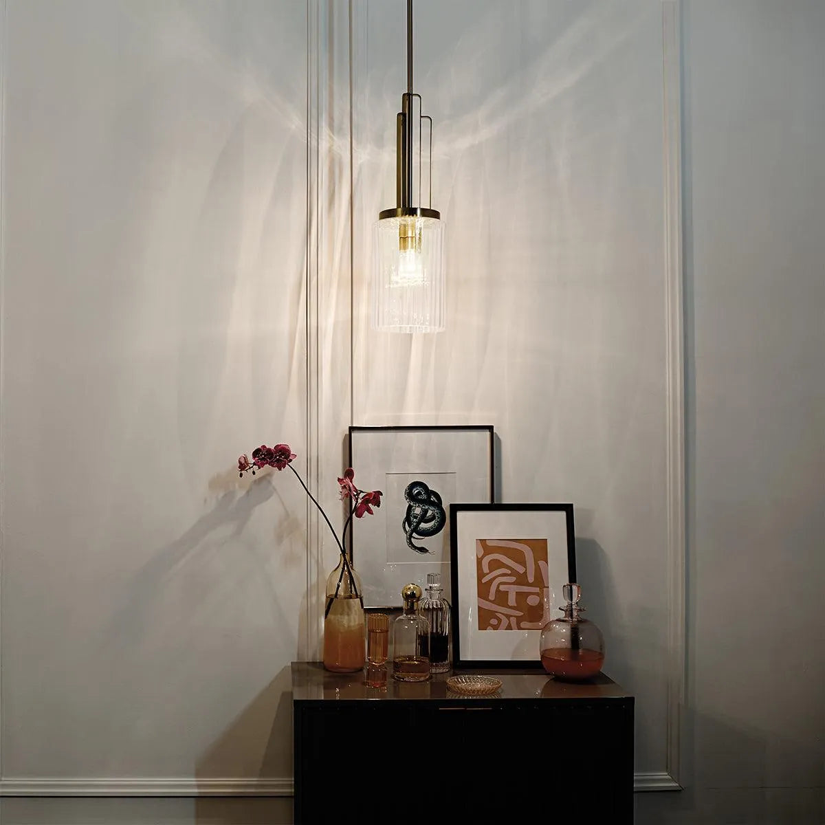 Elstead Lighting - QN-KIMROSE-MP-BNB - Pendant