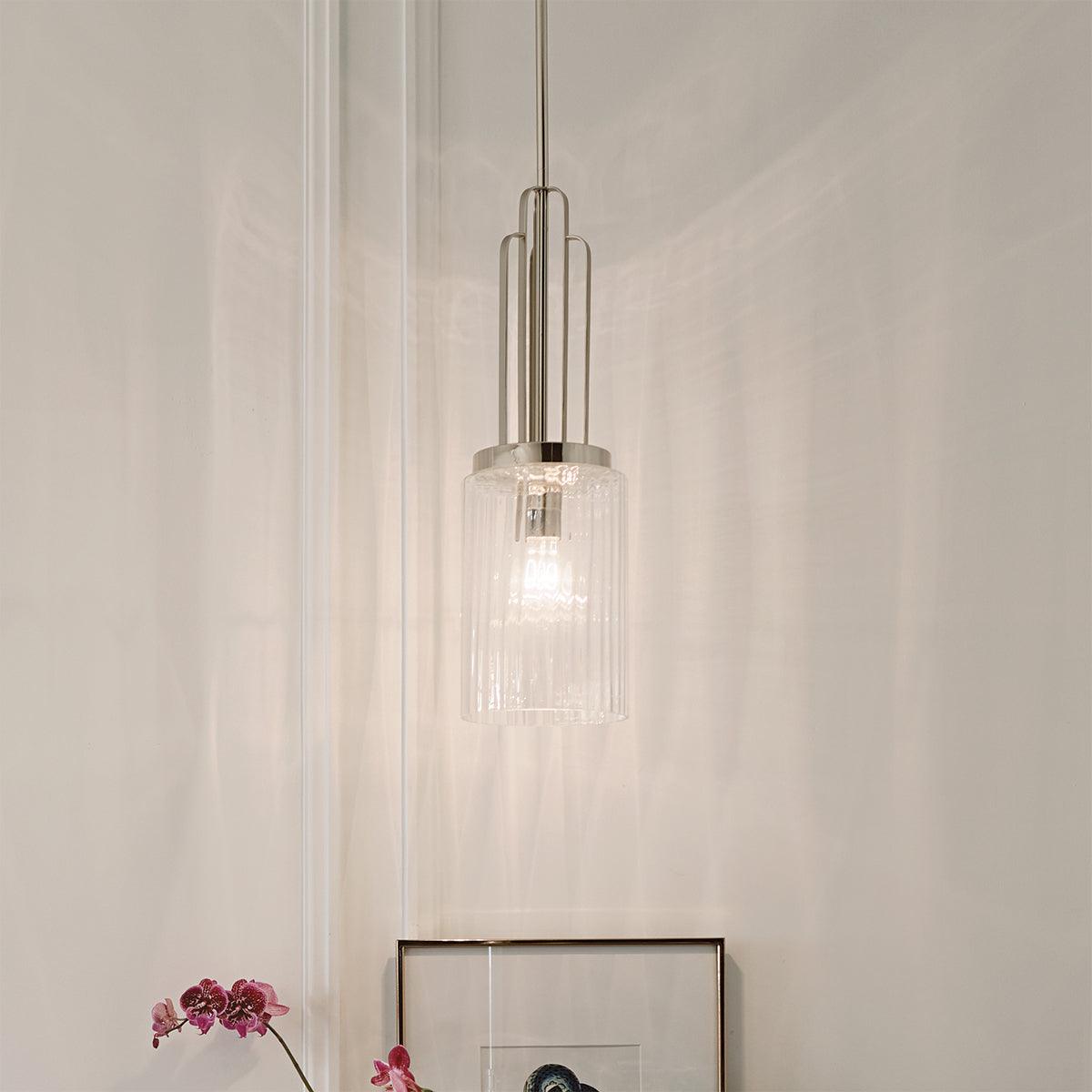 Elstead Lighting - QN-KIMROSE-MP-PN - Elstead Lighting Quintiesse Collection Kimrose 1 Light Mini Pendant from the Kimrose range. Part Number - QN-KIMROSE-MP-PN