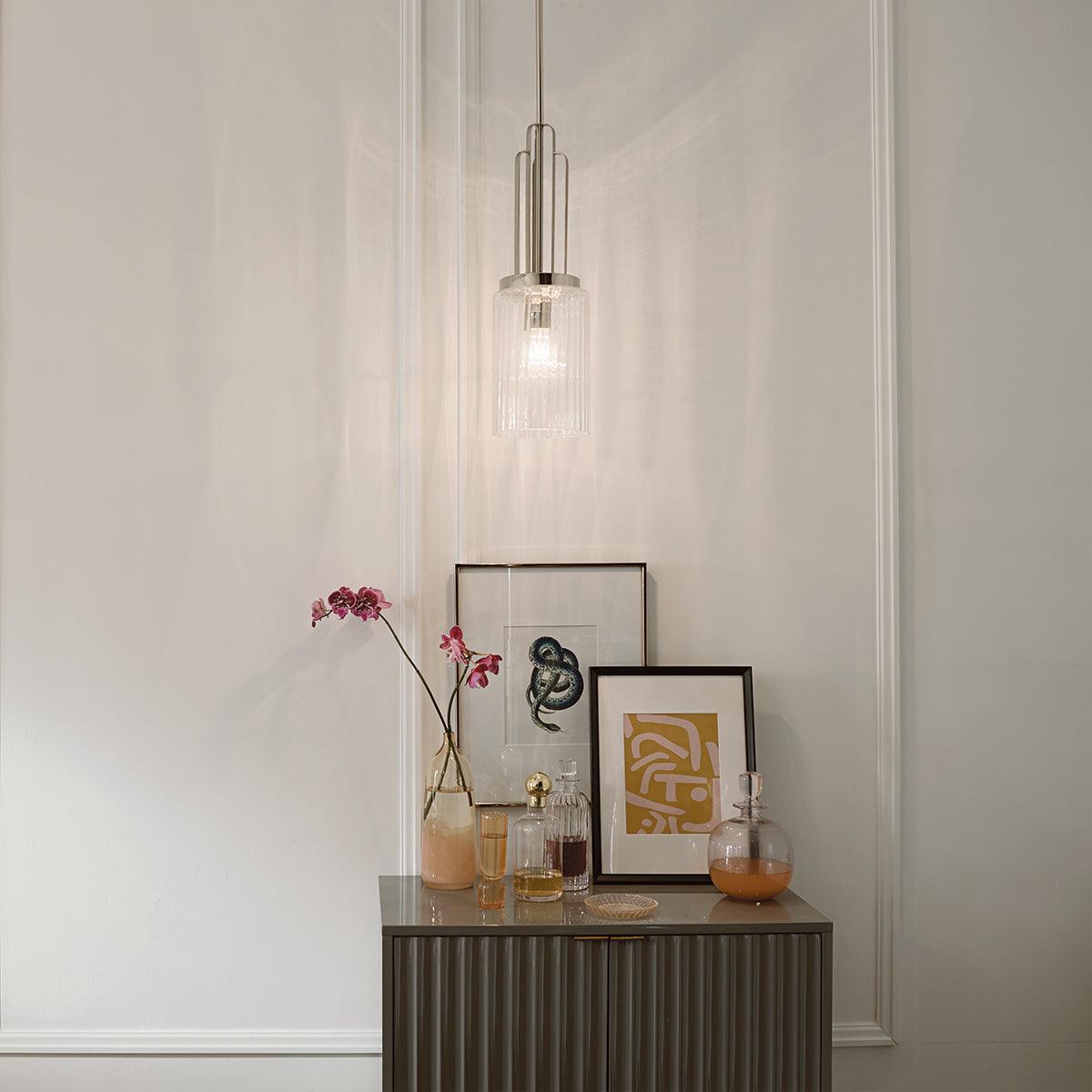 Elstead Lighting - QN-KIMROSE-MP-PN - Elstead Lighting Quintiesse Collection Kimrose 1 Light Mini Pendant from the Kimrose range. Part Number - QN-KIMROSE-MP-PN