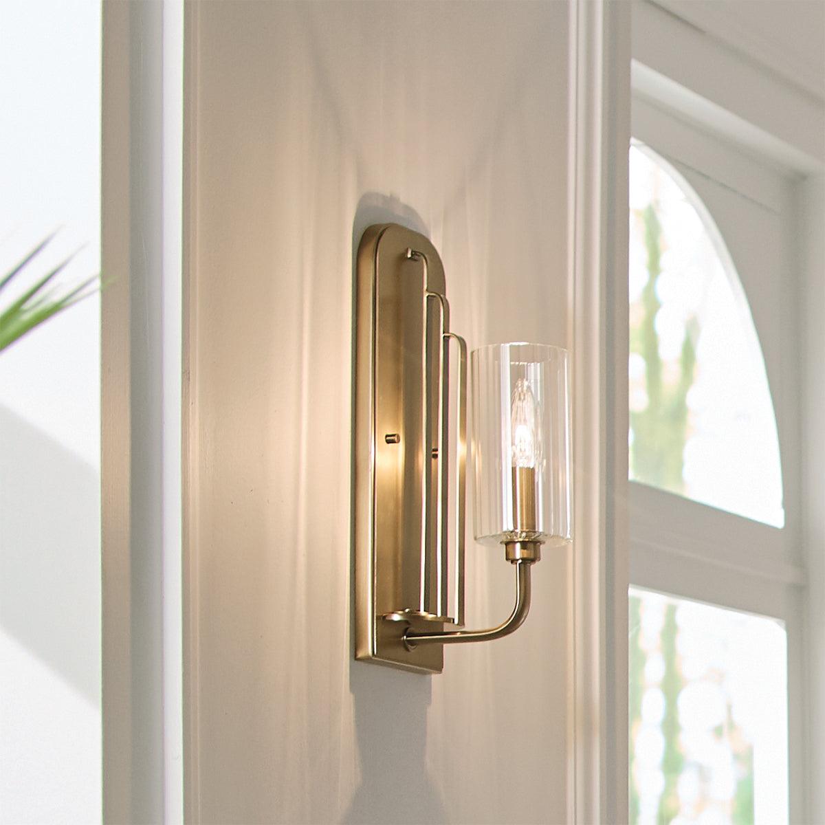 Elstead Lighting - QN-KIMROSE1-BNB - Wall Light