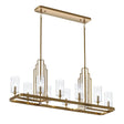 Elstead Lighting - QN-KIMROSE10-BNB - Elstead Lighting Quintiesse Collection Kimrose 10 Light Linear Chandelier from the Kimrose range. Part Number - QN-KIMROSE10-BNB