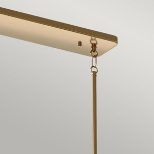 Elstead Lighting - QN-KIMROSE10-BNB - Elstead Lighting Quintiesse Collection Kimrose 10 Light Linear Chandelier from the Kimrose range. Part Number - QN-KIMROSE10-BNB