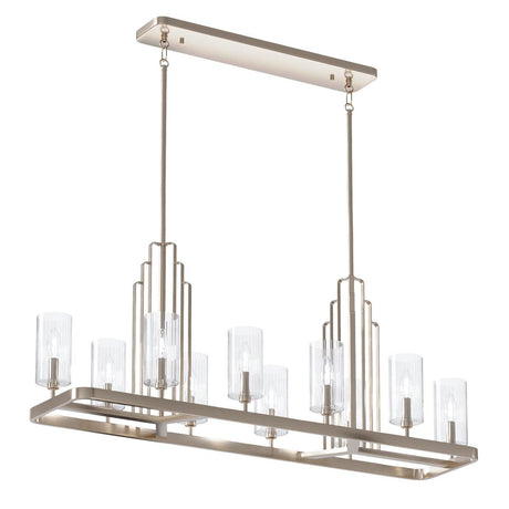 Elstead Lighting - QN-KIMROSE10-PN - Elstead Lighting Quintiesse Collection Kimrose 10 Light Linear Chandelier from the Kimrose range. Part Number - QN-KIMROSE10-PN