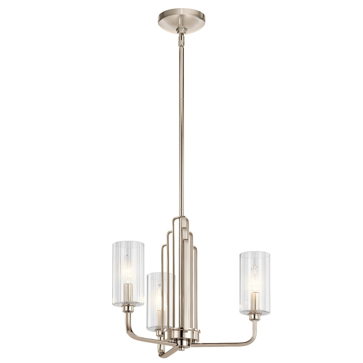 Elstead Lighting - QN-KIMROSE3-PN - Elstead Lighting Quintiesse Collection Kimrose 3 Light Chandelier from the Kimrose range. Part Number - QN-KIMROSE3-PN