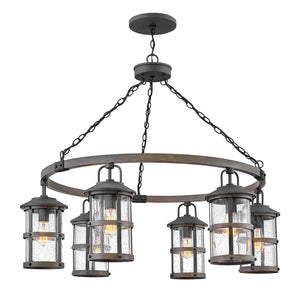 Elstead Lighting - QN-LAKEHOUSE6-P-DZ - Elstead Lighting Quintiesse Collection Lakehouse 6 Light Outdoor Chandelier from the Lakehouse range. Part Number - QN-LAKEHOUSE6-P-DZ