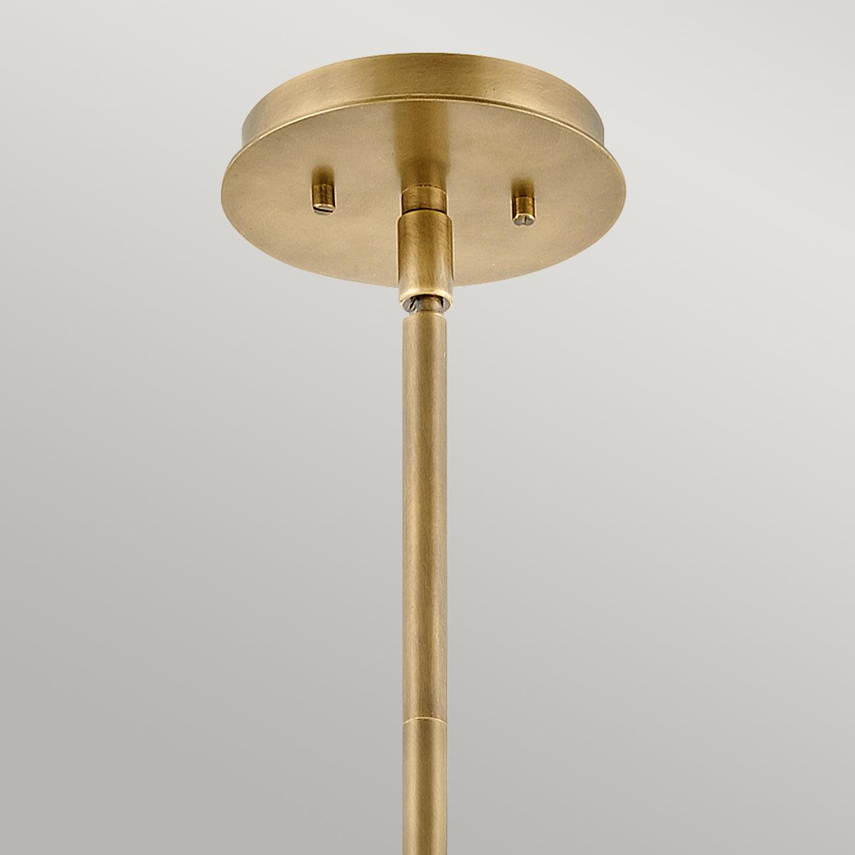 Elstead Lighting - QN-LOTUS-P-HBR - Elstead Lighting Quintiesse Collection Lotus 1 Light Pendant / Semi-flush from the Lotus range. Part Number - QN-LOTUS-P-HBR