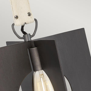 Elstead Lighting - QN-LUDLOW-1P-GR - Elstead Lighting Quintiesse Collection Ludlow 1 Light Pendant - Brushed Graphite from the Ludlow range. Part Number - QN-LUDLOW-1P-GR