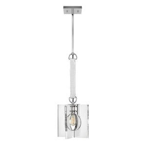 Elstead Lighting - QN-LUDLOW-1P-PN - Elstead Lighting Quintiesse Collection Ludlow 1 Light Pendant - Polished Nickel from the Ludlow range. Part Number - QN-LUDLOW-1P-PN