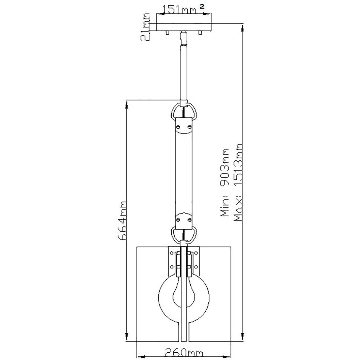 Elstead Lighting - QN-LUDLOW-1P-PN - Elstead Lighting Quintiesse Collection Ludlow 1 Light Pendant - Polished Nickel from the Ludlow range. Part Number - QN-LUDLOW-1P-PN