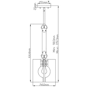 Elstead Lighting - QN-LUDLOW-1P-PN - Elstead Lighting Quintiesse Collection Ludlow 1 Light Pendant - Polished Nickel from the Ludlow range. Part Number - QN-LUDLOW-1P-PN