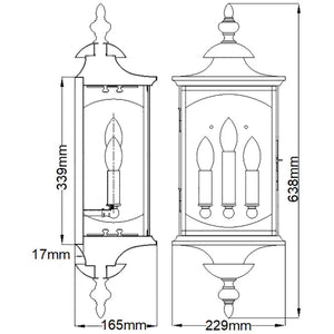 Elstead Lighting - QN-MARKET-SQUARE-L - Outdoor Wall Light